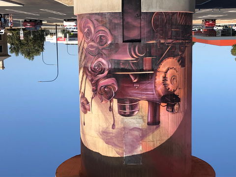 Kadina Water Tower Mural - Great Ocean Road Tourism 2