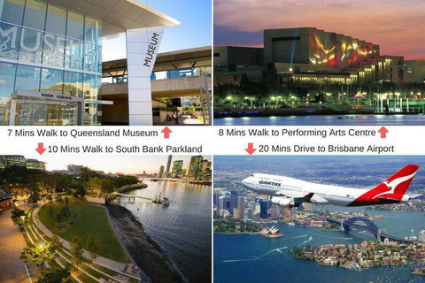 South Brisbane City View 2bed Apt+parking Qsb027 7 - Great Ocean Road Tourism 1