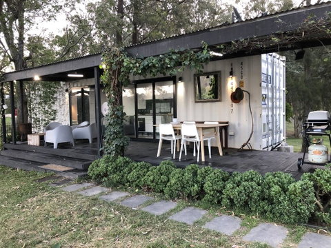 Absolute Riverfront Shipping Container Cabin - Great Ocean Road Tourism 0