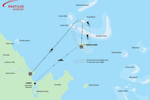 Fly To Green Island - Cruise Return - Great Ocean Road Tourism 0