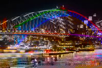 Vivid 90-Minute Sydney Harbour Intimate Catamaran Cruise with Canapes